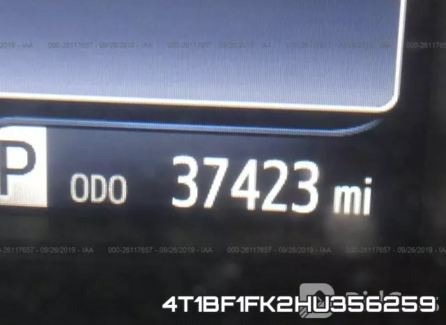 4T1BF1FK2HU356259 фото 6