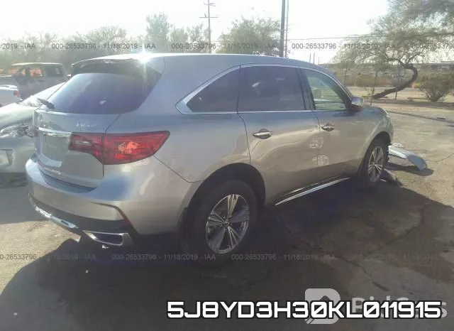 5J8YD3H30KL011915 фото 2