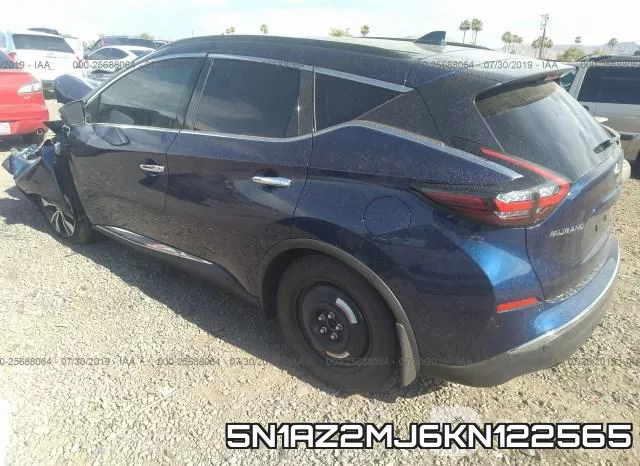 5N1AZ2MJ6KN122565 фото 3