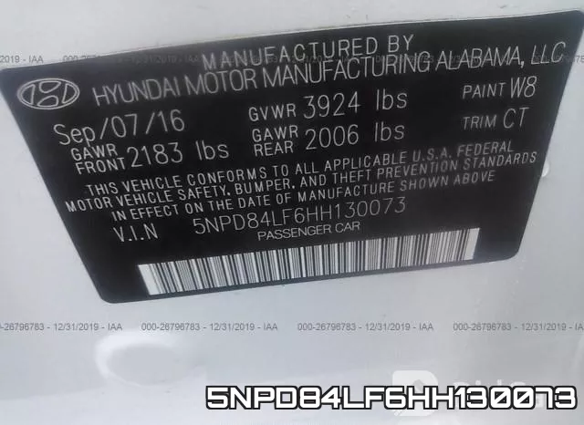 5NPD84LF6HH130073 фото 7