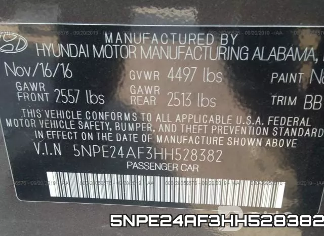 5NPE24AF3HH528382 фото 10