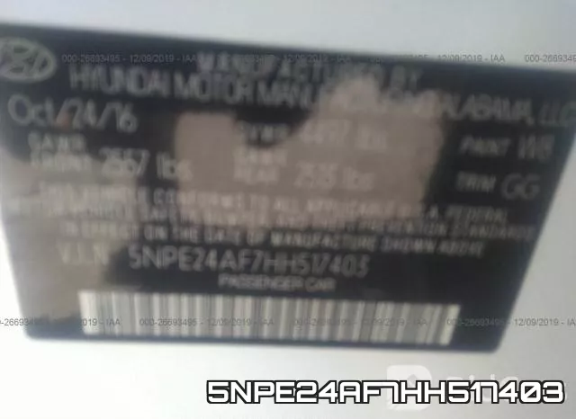 5NPE24AF7HH517403 фото 9