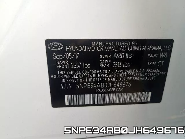 5NPE34AB0JH649676 фото 2