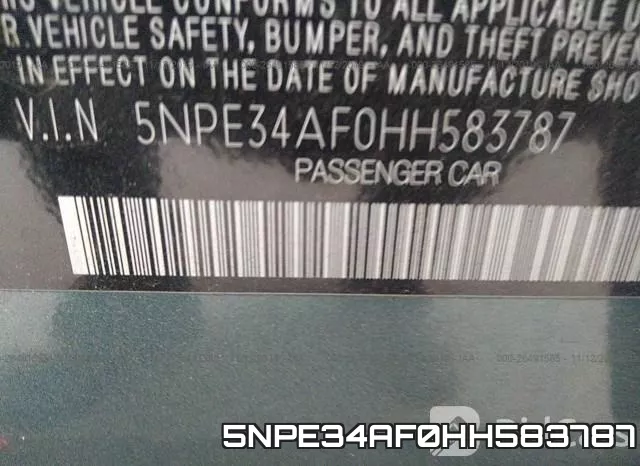 5NPE34AF0HH583787 фото 9