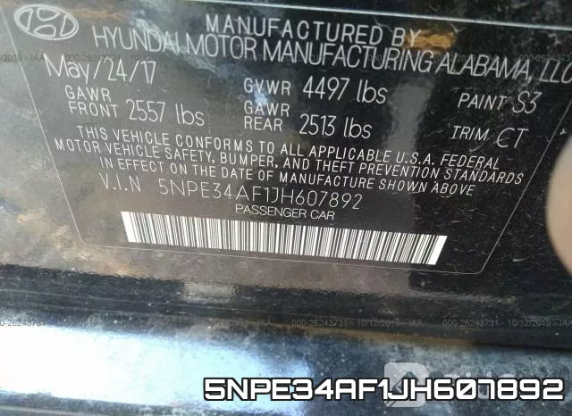 5NPE34AF1JH607892 фото 10