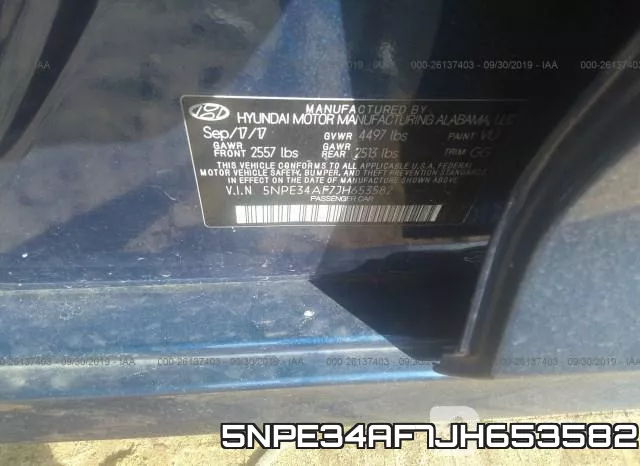 5NPE34AF7JH653582 фото 10