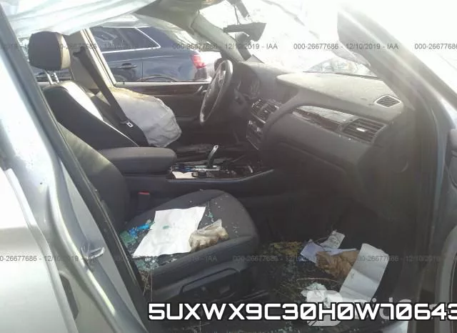 5UXWX9C30H0W70643 фото 6