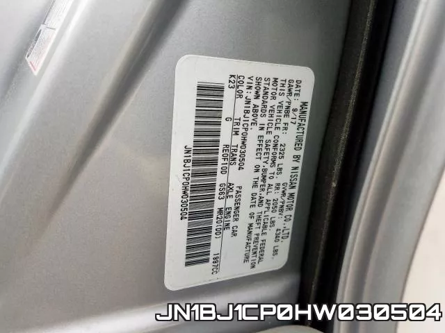 JN1BJ1CP0HW030504 фото 2
