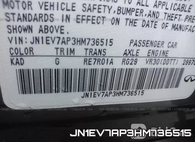 JN1EV7AP3HM736515 фото 9