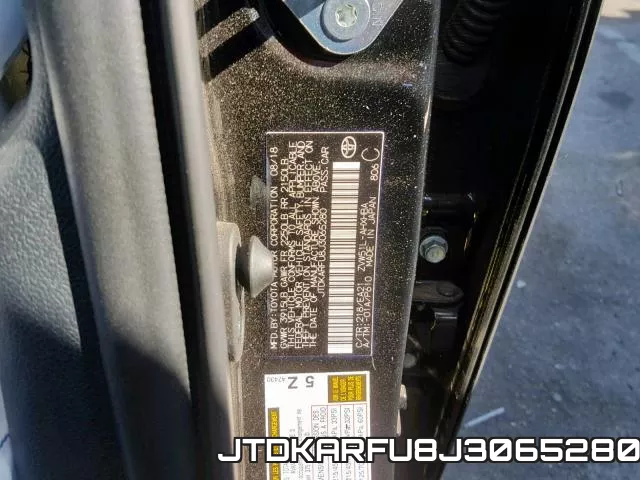 JTDKARFU8J3065280 фото 2