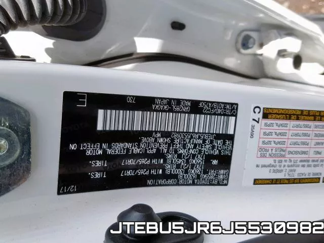 JTEBU5JR6J5530982 фото 2