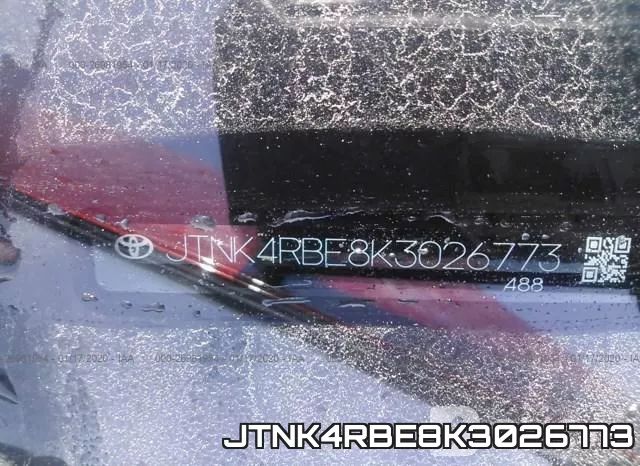 JTNK4RBE8K3026773 фото 10