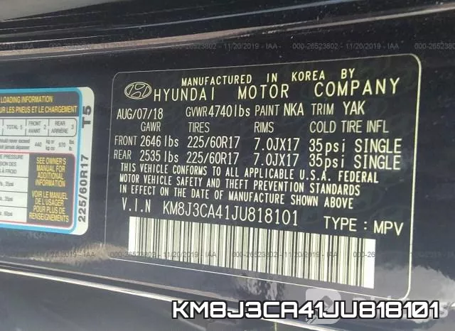 KM8J3CA41JU818101 фото 8