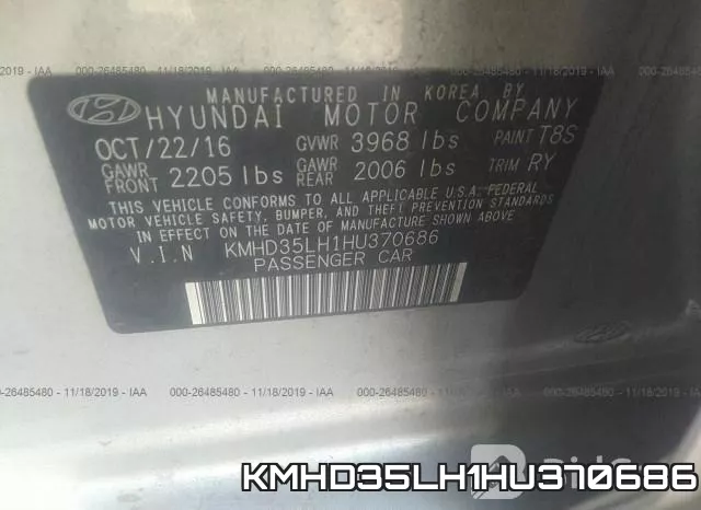 KMHD35LH1HU370686 фото 9