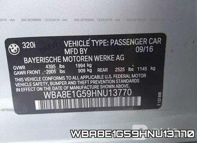 WBA8E1G59HNU13770 фото 9