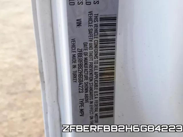 ZFBERFBB2H6G84223 фото 2