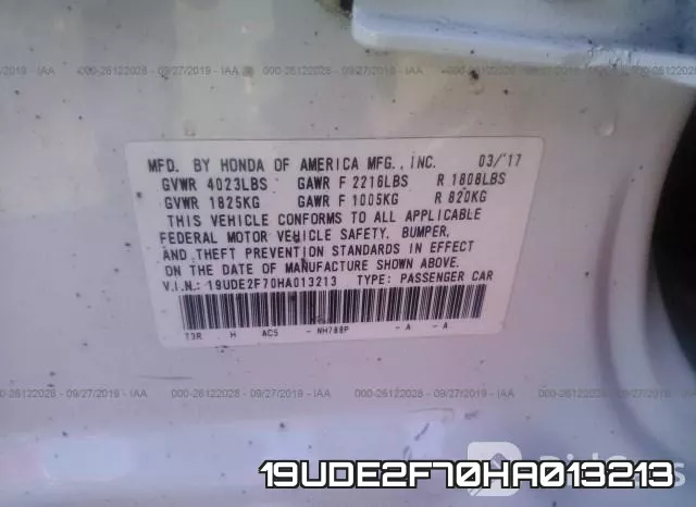 19UDE2F70HA013213 фото 8