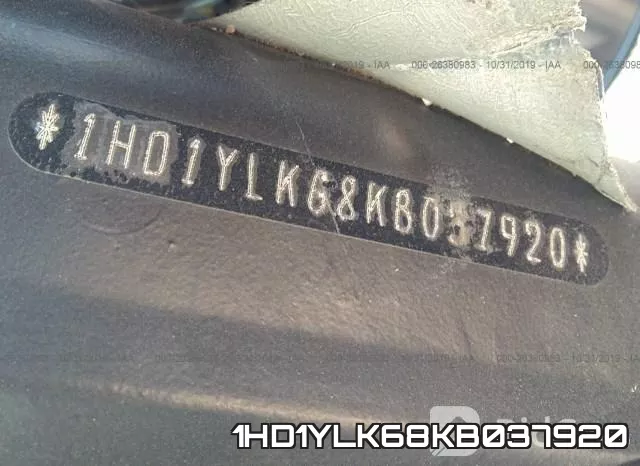 1HD1YLK68KB037920 фото 2