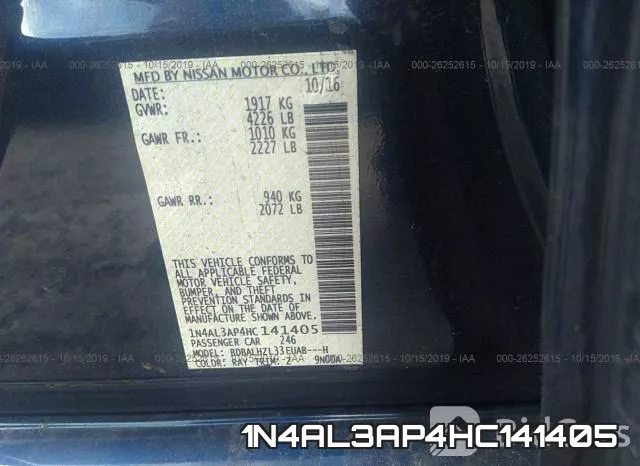 1N4AL3AP4HC141405 фото 7