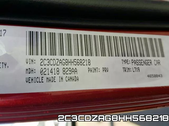 2C3CDZAG8HH568218 фото 2