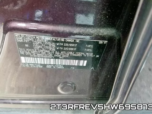 2T3RFREV5HW695873 фото 2