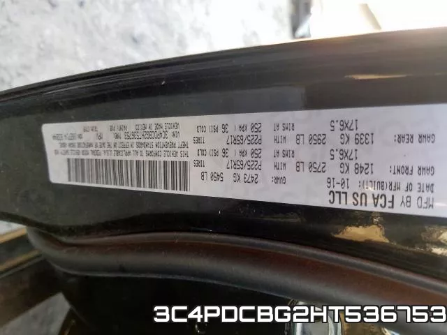 3C4PDCBG2HT536753 фото 2