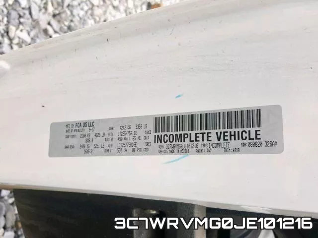3C7WRVMG0JE101216 фото 2
