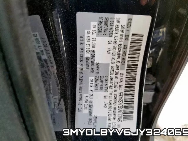 3MYDLBYV6JY324065 фото 2