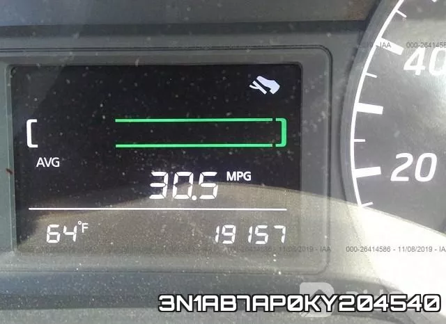 3N1AB7AP0KY204540 фото 8