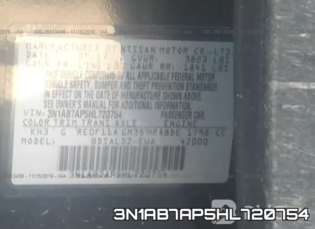3N1AB7AP5HL720754 фото 9