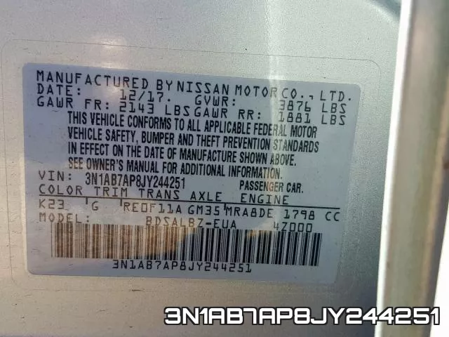 3N1AB7AP8JY244251 фото 2