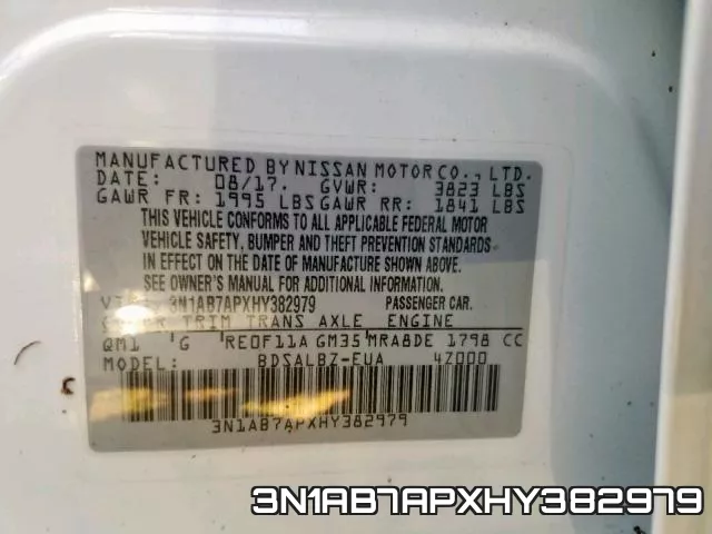 3N1AB7APXHY382979 фото 2