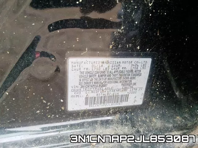 3N1CN7AP2JL853087 фото 2