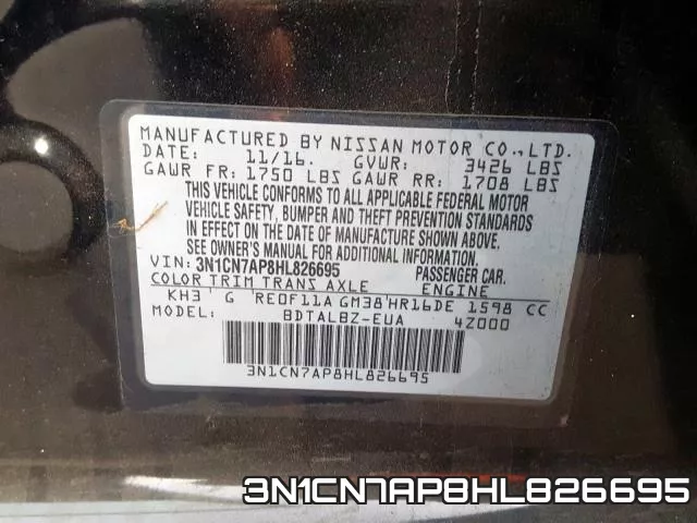 3N1CN7AP8HL826695 фото 2