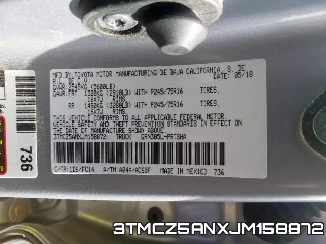 3TMCZ5ANXJM158872 фото 2