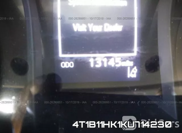 4T1B11HK1KU714230 фото 8