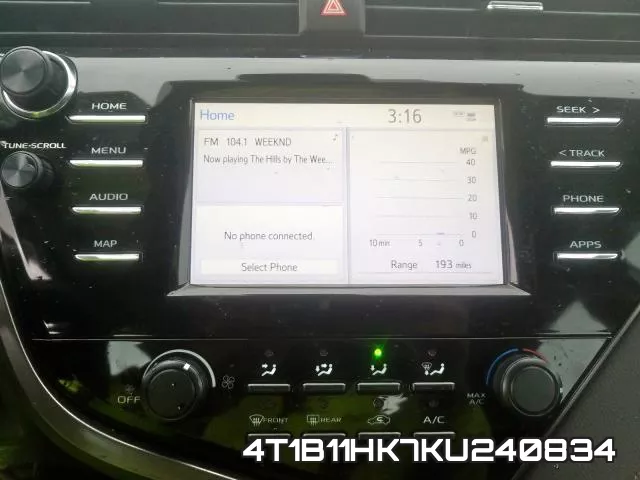 4T1B11HK7KU240834 фото 9