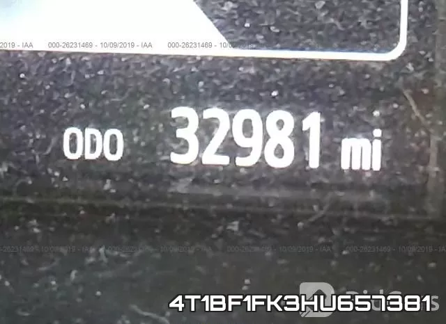 4T1BF1FK3HU657381 фото 7