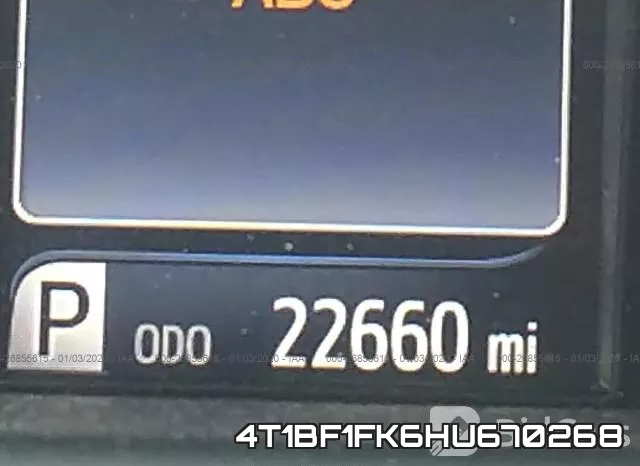 4T1BF1FK6HU670268 фото 6