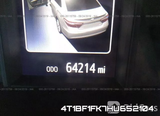 4T1BF1FK7HU652104 фото 5