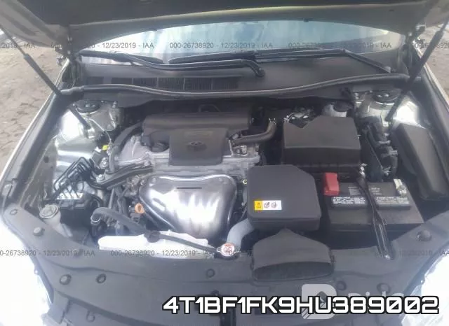 4T1BF1FK9HU389002 фото 2