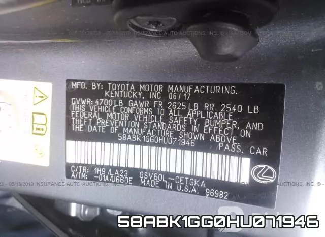 58ABK1GG0HU071946 фото 9