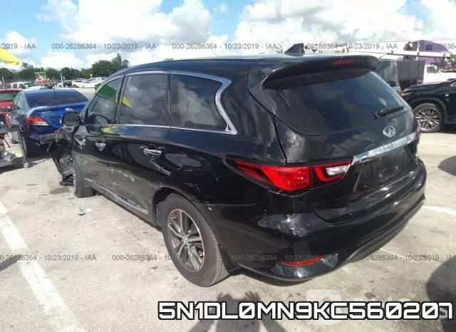 5N1DL0MN9KC560207 фото 3