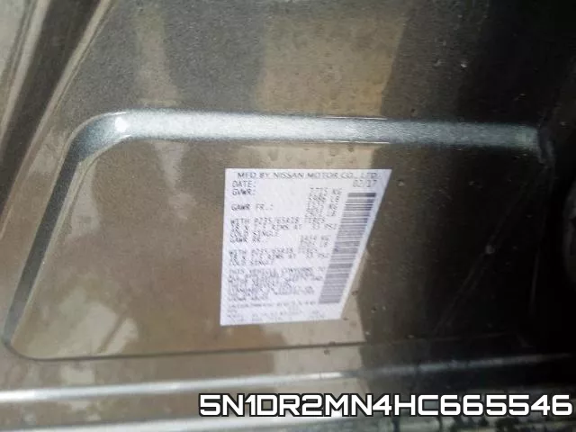 5N1DR2MN4HC665546 фото 2