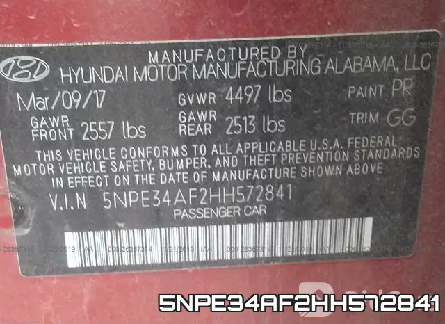 5NPE34AF2HH572841 фото 10