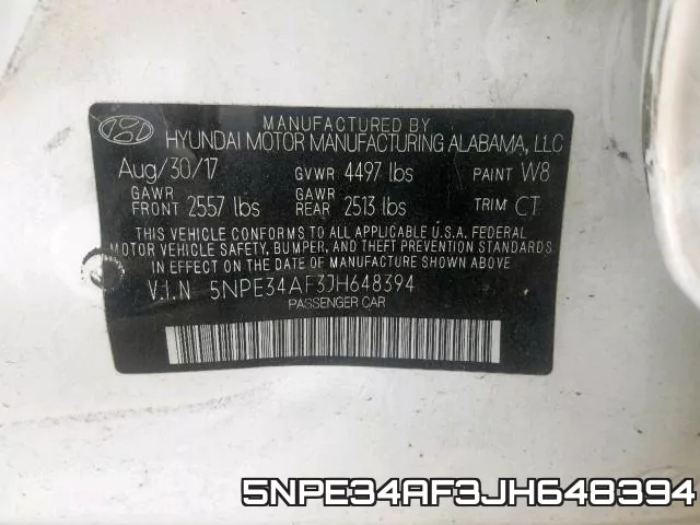 5NPE34AF3JH648394 фото 2