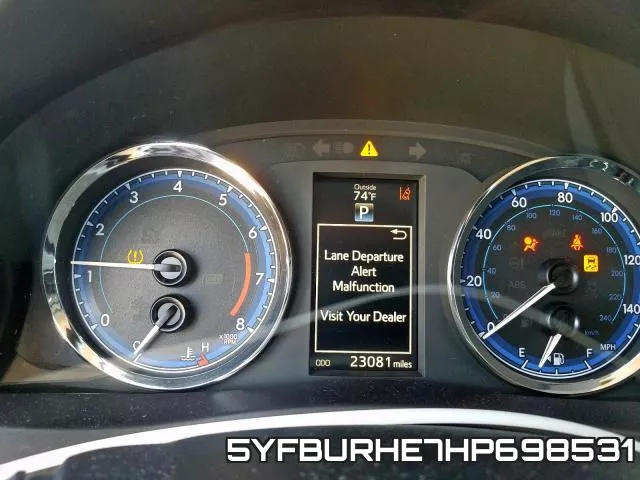 5YFBURHE7HP698531 фото 9