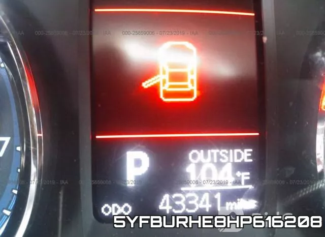 5YFBURHE8HP616208 фото 8