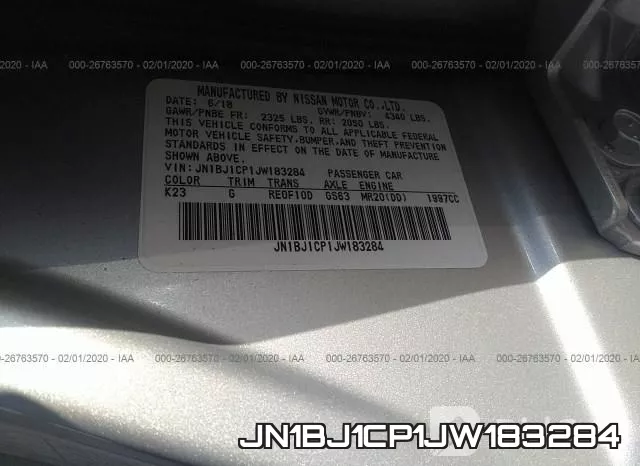 JN1BJ1CP1JW183284 фото 9