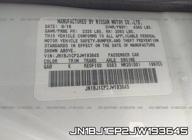 JN1BJ1CP2JW193645 фото 10